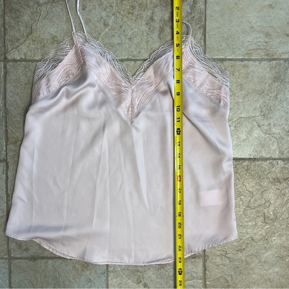 Express Pink Lace Cami XS Coquette Y2K Balletcore Romantic Softcore Satin Fairy - Picture 7 of 9